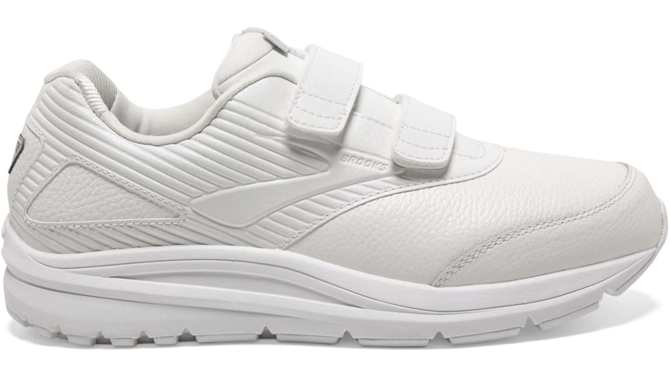 Brooks Addiction Walker V-Strap 2 - Mens, White/White, Wide, 12.0, 1103202E142.120