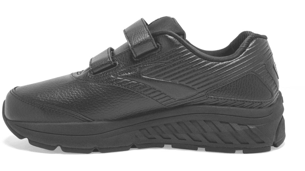 Brooks Addiction Walker V-Strap 2 - Womens, Black/Black, Extra Wide, 7.5, 1203092E072.075