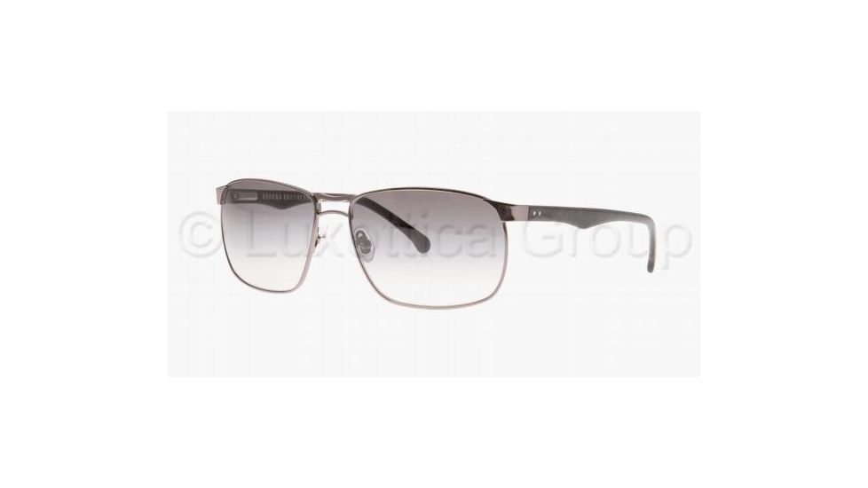 Brooks Brothers BB4009S BB4009S Sunglasses 150787-5815 - Gunmetal Frame, Gray Gradient Lenses