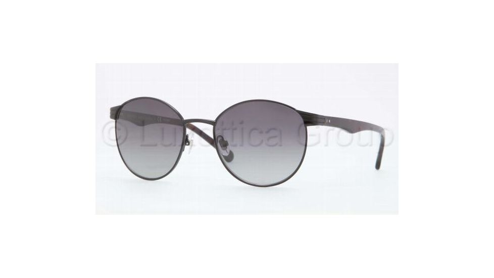 Brooks Brothers BB4010S BB4010S Sunglasses 153681-5118 - Black Gray Frame, Polarized Gray Lenses