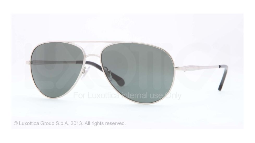 Brooks Brothers BB4020 Single Vision Prescription Sunglasses BB4020-155887-58 - Lens Diameter 58 mm, Frame Color Silver