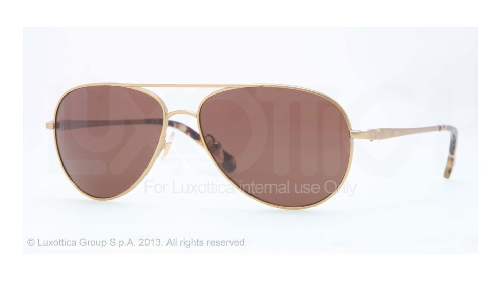 Brooks Brothers BB4020 Single Vision Prescription Sunglasses BB4020-164073-58 - Lens Diameter 58 mm, Frame Color Brushed Gold