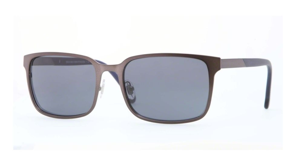 Brooks Brothers BB4022 Bifocal Prescription Sunglasses BB4022-164487-57 - Lens Diameter 57 mm, Frame Color Satin Gunmetal