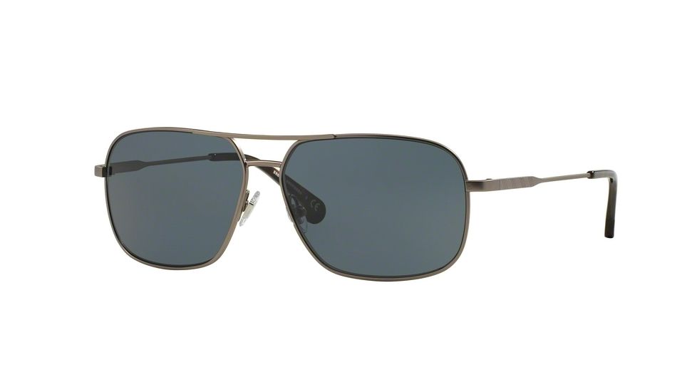 Brooks Brothers BB4030S Single Vision Prescription Sunglasses BB4030S-151287-57 - Lens Diameter 57 mm, Frame Color Matte Dk Gunmetal