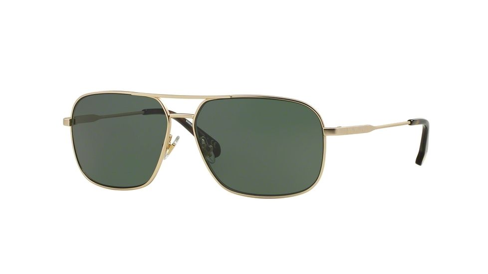 Brooks Brothers BB4030S Single Vision Prescription Sunglasses BB4030S-152871-57 - Lens Diameter 57 mm, Frame Color Matte Gold