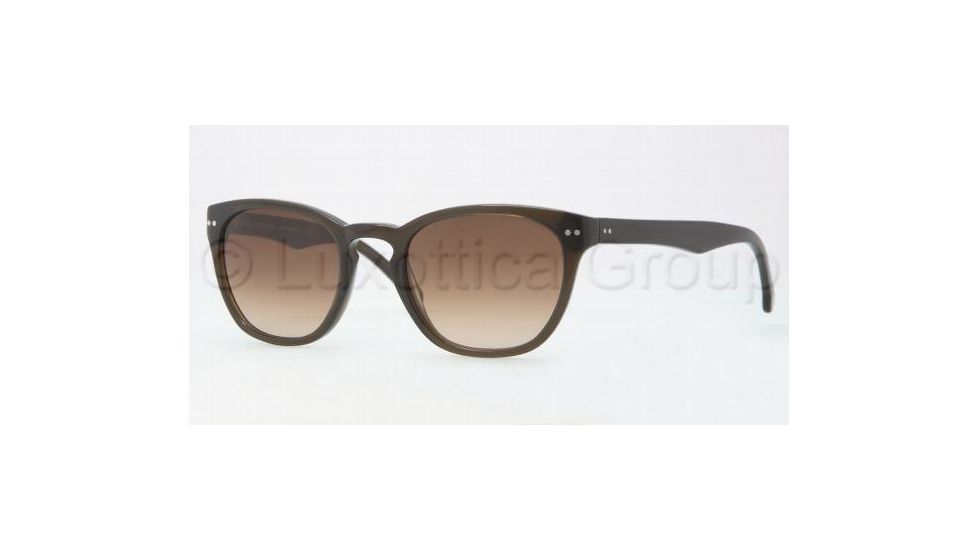 Brooks Brothers BB5003S Single Vision Prescription Sunglasses BB5003S-605113-4920 - Lens Diameter 49 mm, Frame Color Olive Smoky