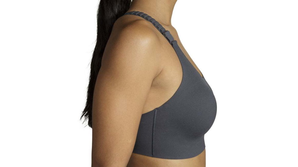 Brooks Dare Racerback Run Bra 2.0 - Womens, Asphalt, 42C, 350085081.0421C
