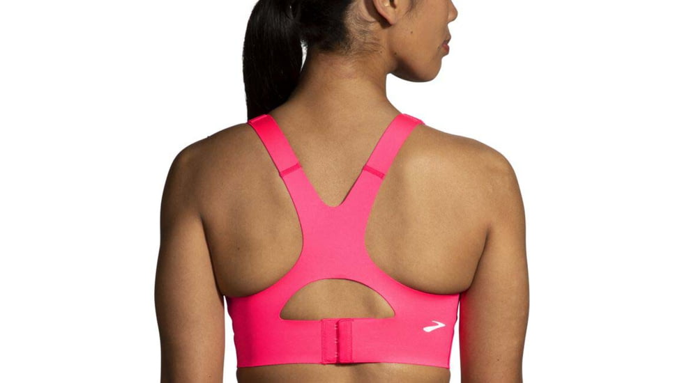 Brooks Dare Racerback Run Bra 2.0 - Womens, Hyper Pink, 34D, 350085620.0341D