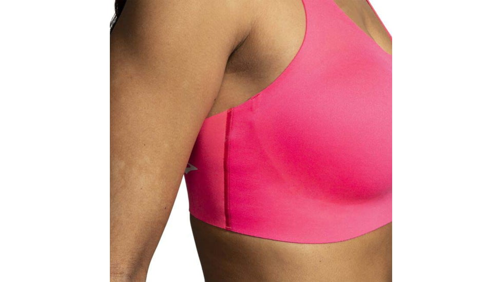 Brooks Dare Racerback Run Bra 2.0 - Womens, Hyper Pink, 34D, 350085620.0341D