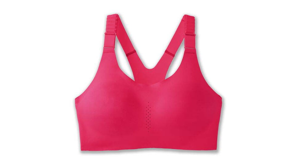 Brooks Dare Racerback Run Bra 2.0 - Womens, Hyper Pink, 34D, 350085620.0341D