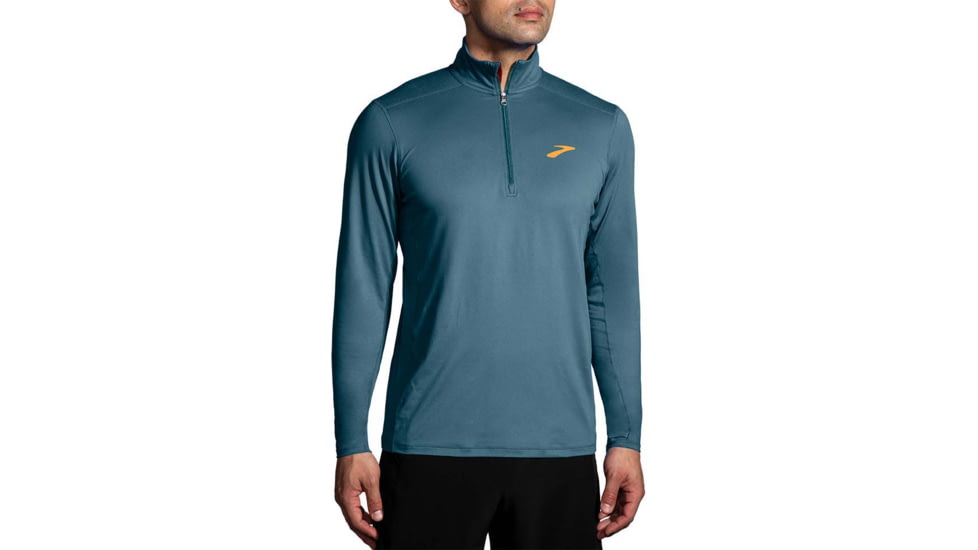 Brooks Dash 1/2 Zip 2.0 - Mens, Htr Slate Blue, XXL, 211451409.045