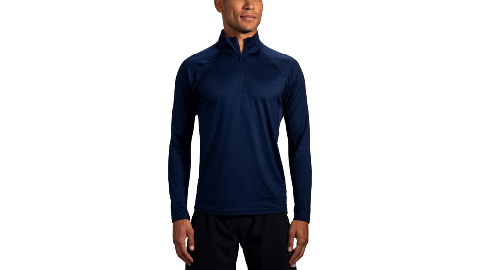 Brooks Dash 1/2 Zip 2.0 - Mens, Navy, XS, 211471494.020