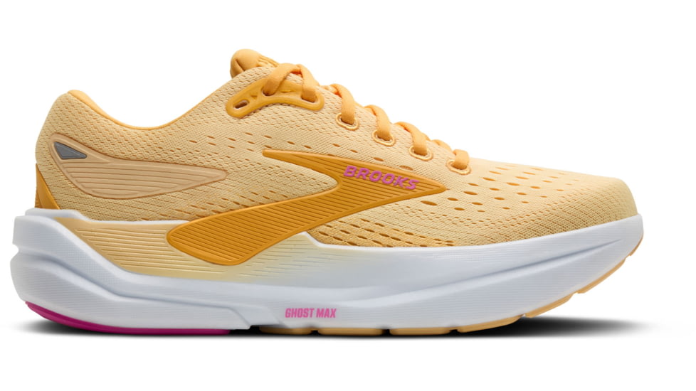 Brooks Ghost Max 3 Road Running Shoes - Womens, Apricot/Apricot/Super Pink, 6.5, 1B, 1204571B876.065