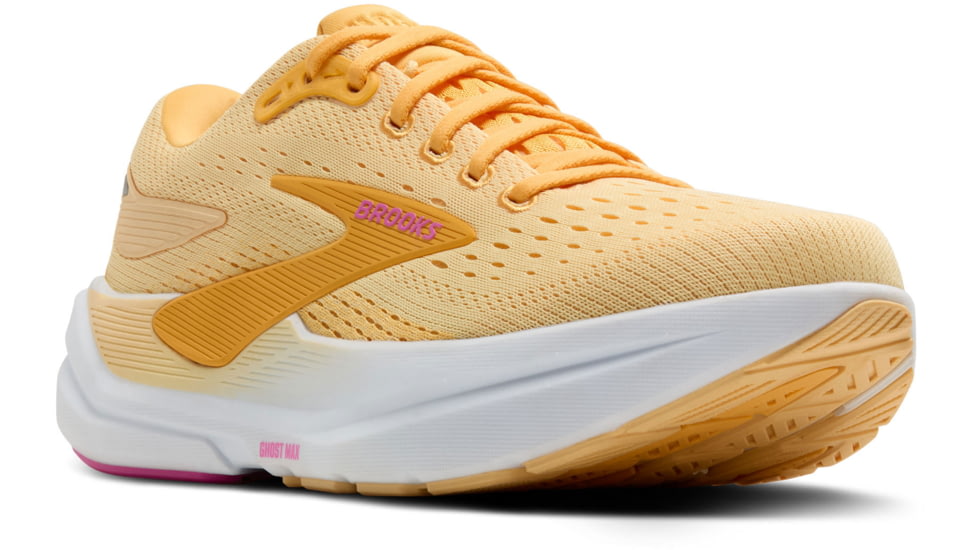 Brooks Ghost Max 3 Road Running Shoes - Womens, Apricot/Apricot/Super Pink, 6.5, 1B, 1204571B876.065