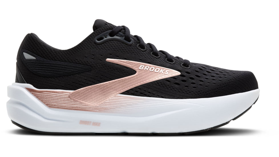 Brooks Ghost Max 3 Road Running Shoes - Womens, Black/black/Rose Gold, 9.5, 1B, 1204571B043.095