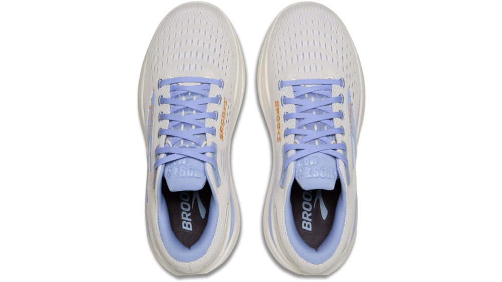 Brooks Ghost Max 3 Road Running Shoes - Womens, Coconut/Blue Heron/Orange, 9, 1B, 1204571B151.090