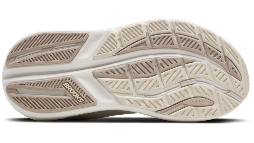 Brooks Ghost Max 3 Road Running Shoes - Womens, Coconut/Chateau Grey/Blue, 10, 1B, 1204571B181.100