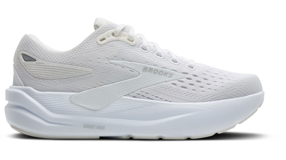 Brooks Ghost Max 3 Road Running Shoes - Womens, White/White, 9, 1B, 1204571B142.090