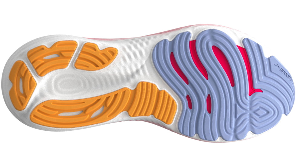 Brooks Glycerin 22 Road Running Shoes - Womens, Black/Blue Heron/Orange, 7, 1B, 1204341B088.070