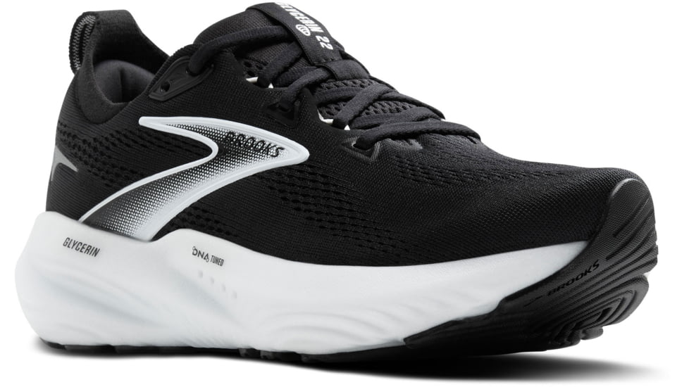 Brooks Glycerin 22 Road Running Shoes - Womens, Black/Grey/White, 7, 1B, 1204341B090.070