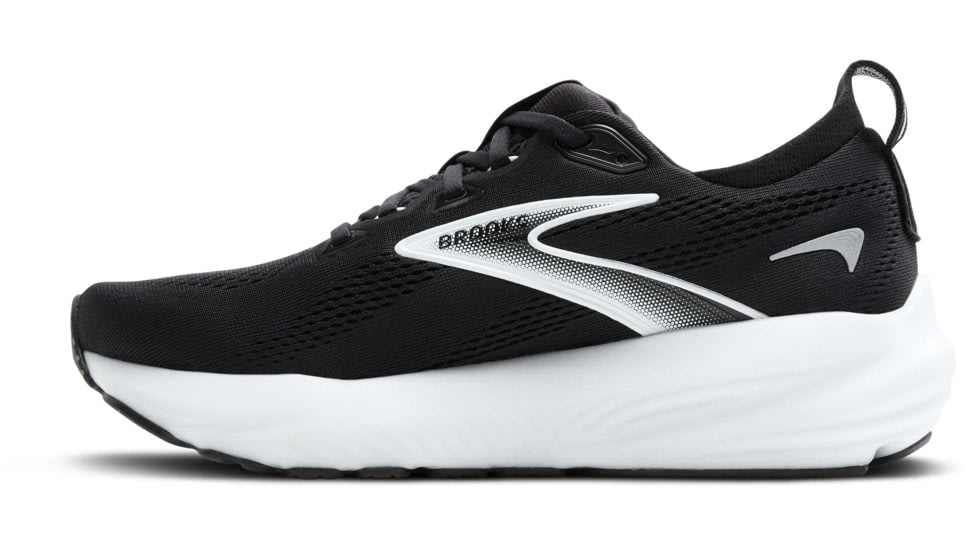 Brooks Glycerin 22 Road Running Shoes - Womens, Black/Grey/White, 6.0 US/Wide, 1204341D090.060