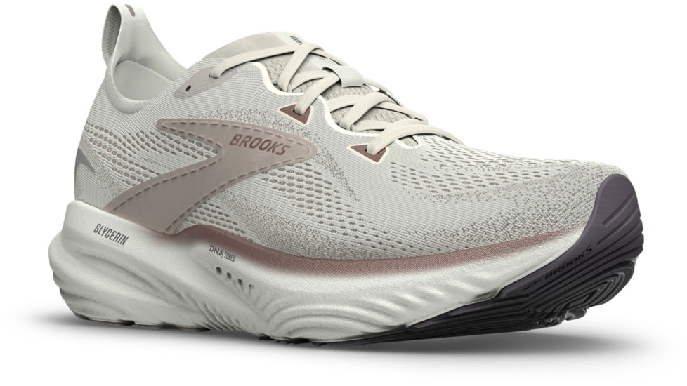Brooks Glycerin 22 Road Running Shoes - Womens, Coconut/Chateau/Rose, 7, 1B, 1204341B126.070