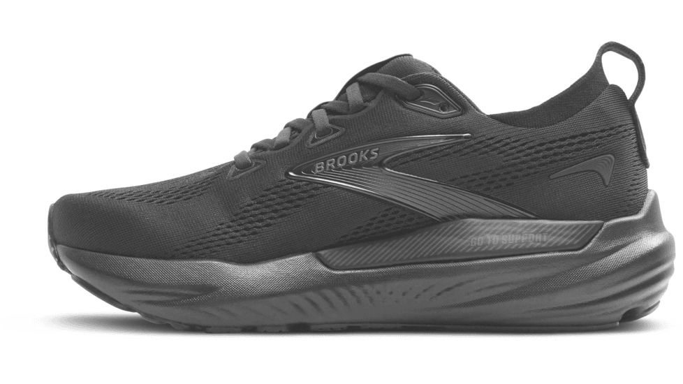 Brooks Glycerin GTS 22 Road Running Shoes - Mens, Black/Black/Ebony, 9.5 US/Wide, 1104462E020.095
