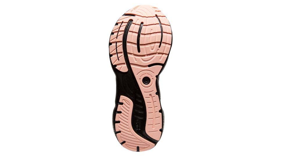 Brooks Glycerin StealthFit 20 Running Shoes - Womens, Medium, Black/Pearl/Peach, 7.5, 1203721B026.075