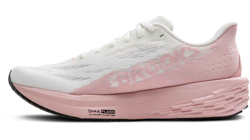Brooks Launch 11 Road Running Shoes - Womens, White/Gold/Pink, 6, 1B, 1204391B164.060