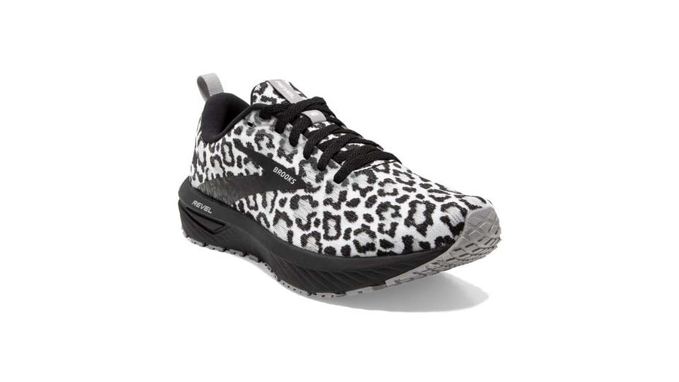 Brooks Revel 6 Running Shoes - Womens, Medium, Black/Alloy/White, 6.5, 1203861B058.065