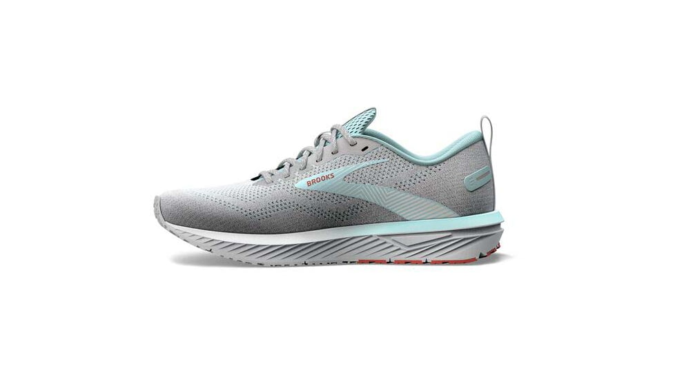 Brooks Revel 6 Running Shoes - Womens, Medium, Oyster Mushroom/Alloy/Blue, 7.5, 1203861B459.075