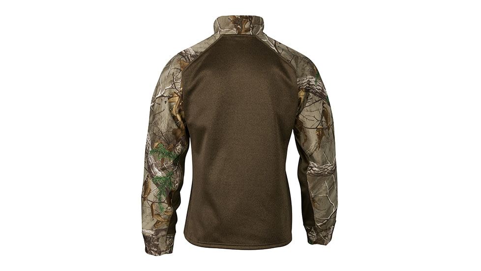 Browning 1/4 Zip Bellum Pullover, Rtx, Medium, 3018752402