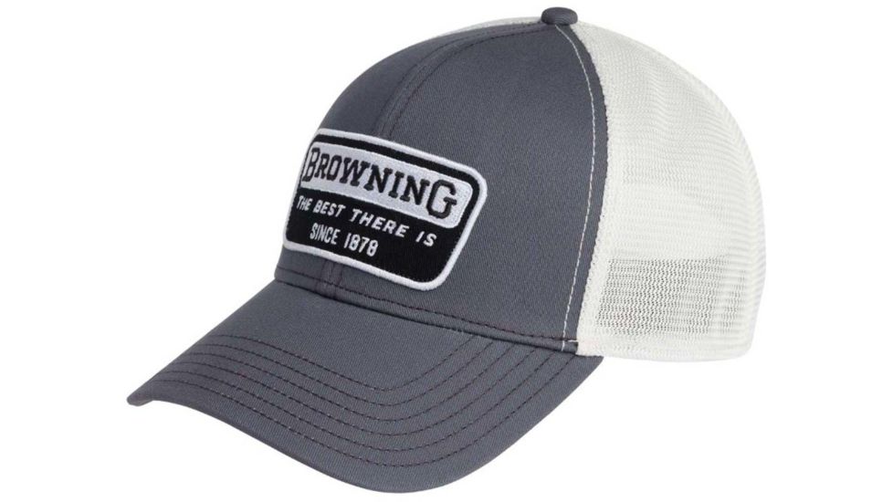 Browning Best Patch Cap, Charcoal, One Size, 308201791