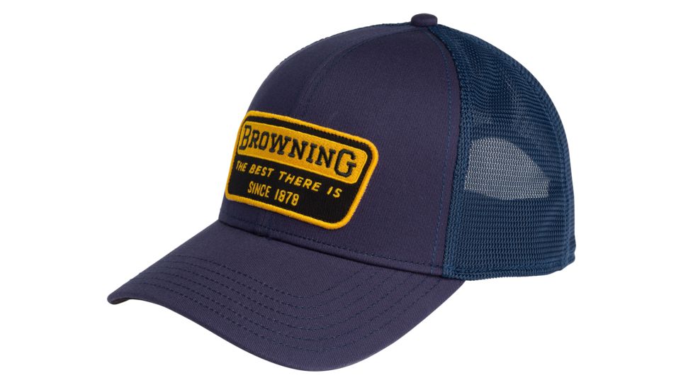 Browning Best Patch Cap, Navy, One Size, 308201851