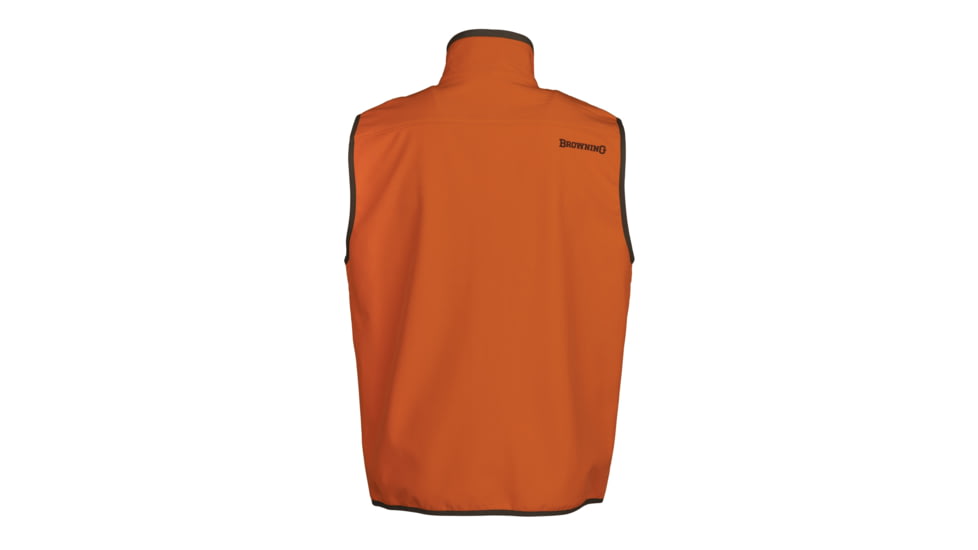 Browning Big Game Opening Day Soft Shell Vest - Mens, Extra Large, Blaze, 3050370104