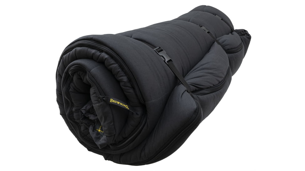 Browning Camping Klondike -30 Degrees Sleeping Bag, Charcoal, 4893918