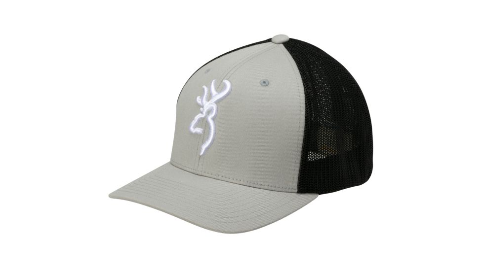 Browning Colstrip Mesh Cap, Gray, Small / Medium, 308702692