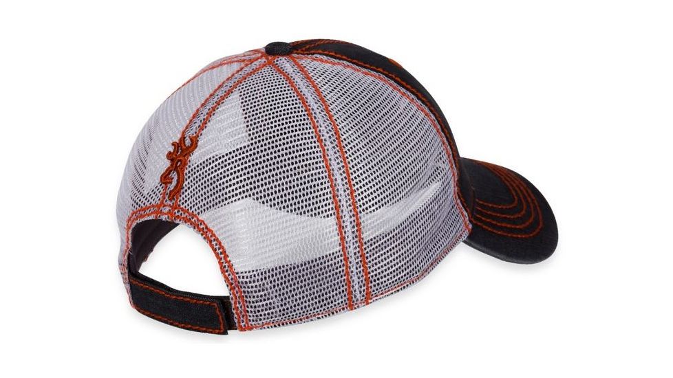 Browning Denim Cap,Orange 308180621