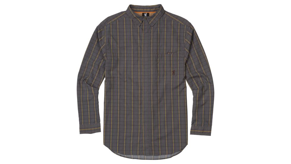 Browning Lightweight Shirt w/o Embroidery - Mens, Plaid, Medium, 3019648702