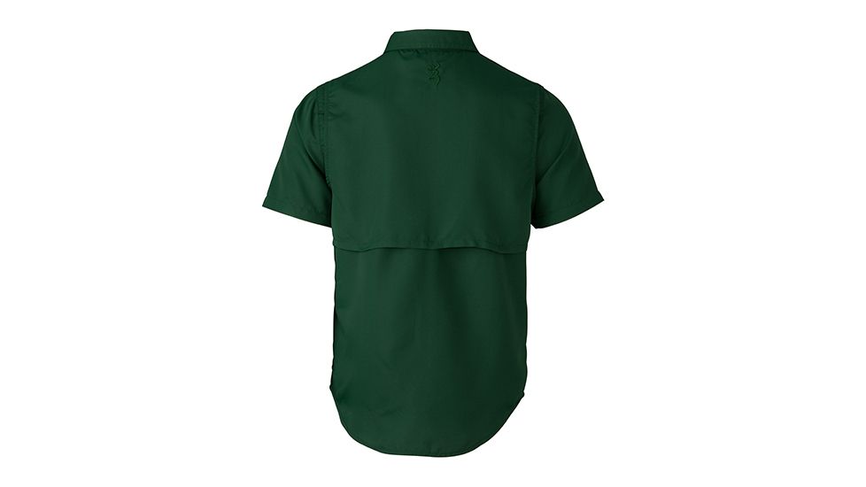 Browning Phenix Short Sleeve Shirt,Olive,M 3010766402