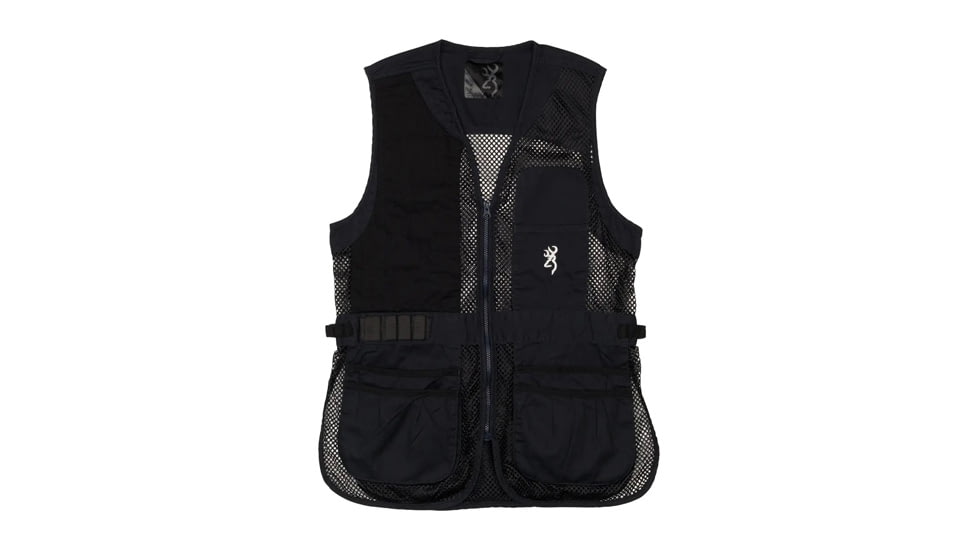 Browning Trappercreek Shooting Vest - Women's, Navy, S, 3050699501