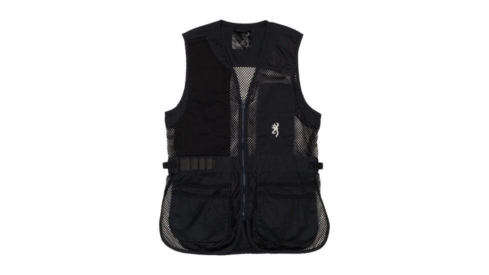 Browning Trappercreek Shooting Vest - Women's, Navy, XL, 3050699504