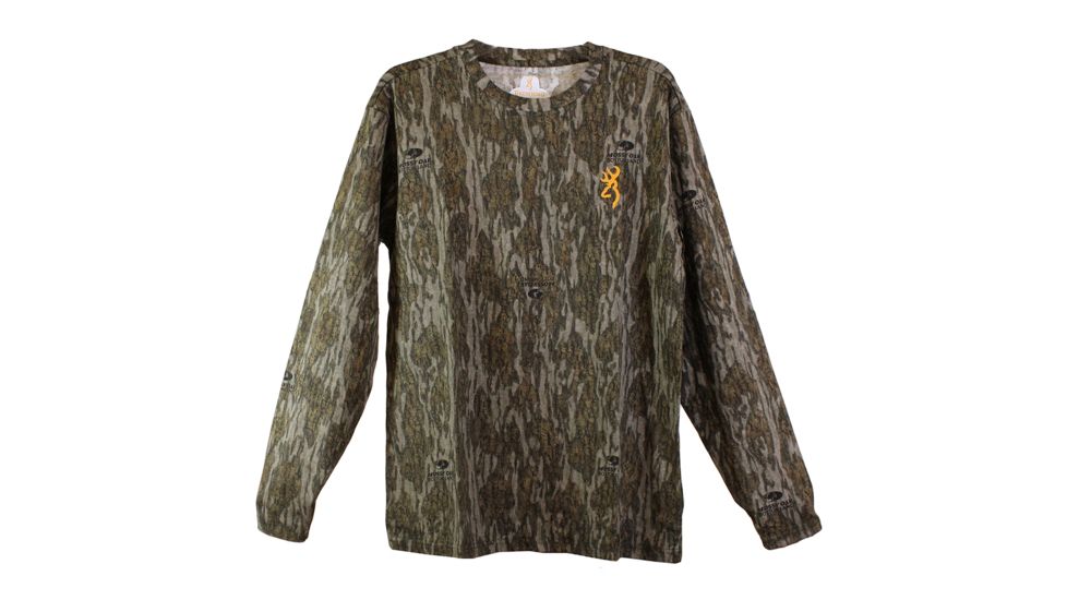 Browning Wasatch Long Sleeve Shirt - Mens, Mossy Oak Bottomlands, Extra Large, 3017821904