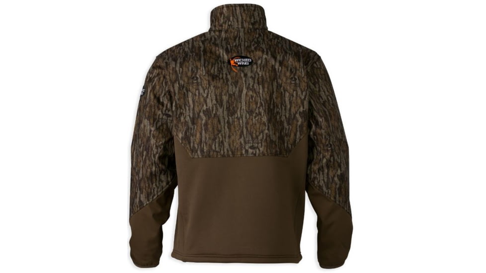 Browning Wicked Wing Timber 1/4 Zip S/S Top,Mossy Oak Bottomland,L 3016251903