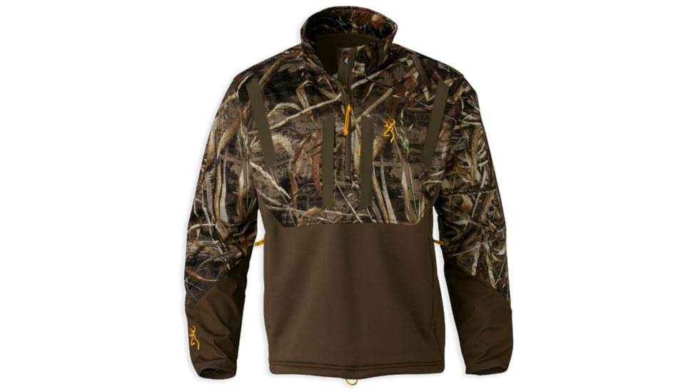 Browning Wicked Wing Timber 1/4 Zip S/S Top,Realtree Max5,L 3016257603