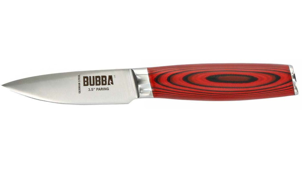 Bubba Blade Chef Series Paring Kitchen Knife, 3.5in, Stainless Steel, G10 Handle, 1114266