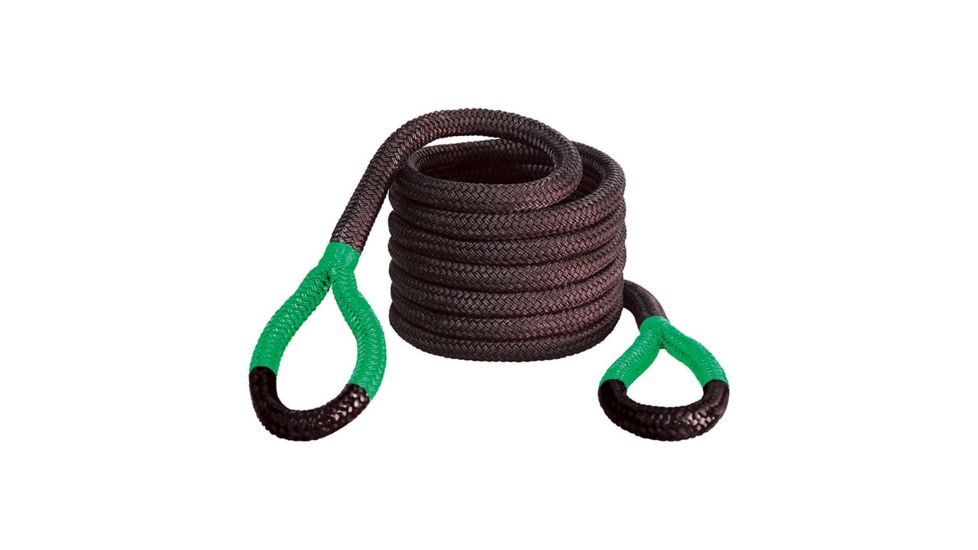 Bubba Rope 1 1/2inx30ft Jumbo Bubba Green Eyes Towing Rope, Black BUB176730GRG
