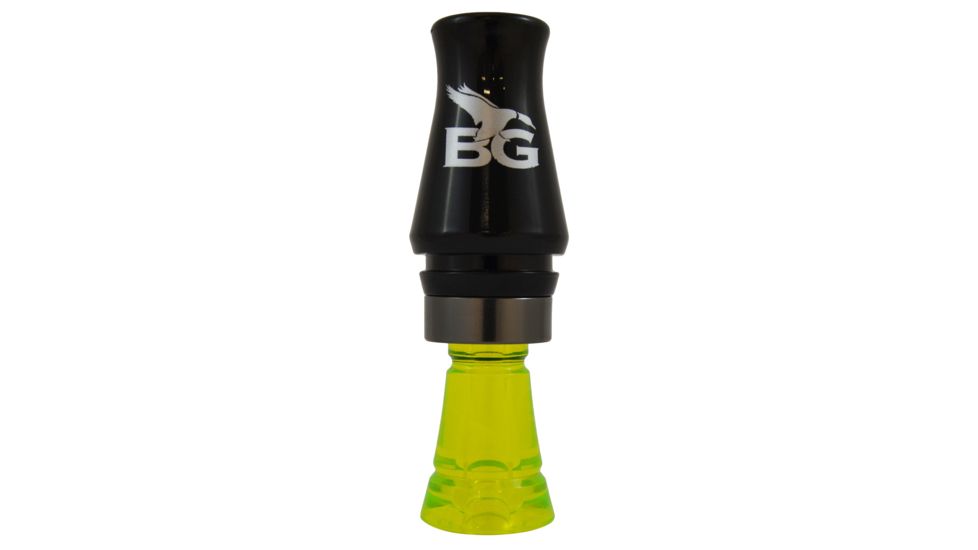 Buck Gardner Buck Brush Single Reed, Polycarbonate, Black/Fluorescent Green BB3-BLK/FG