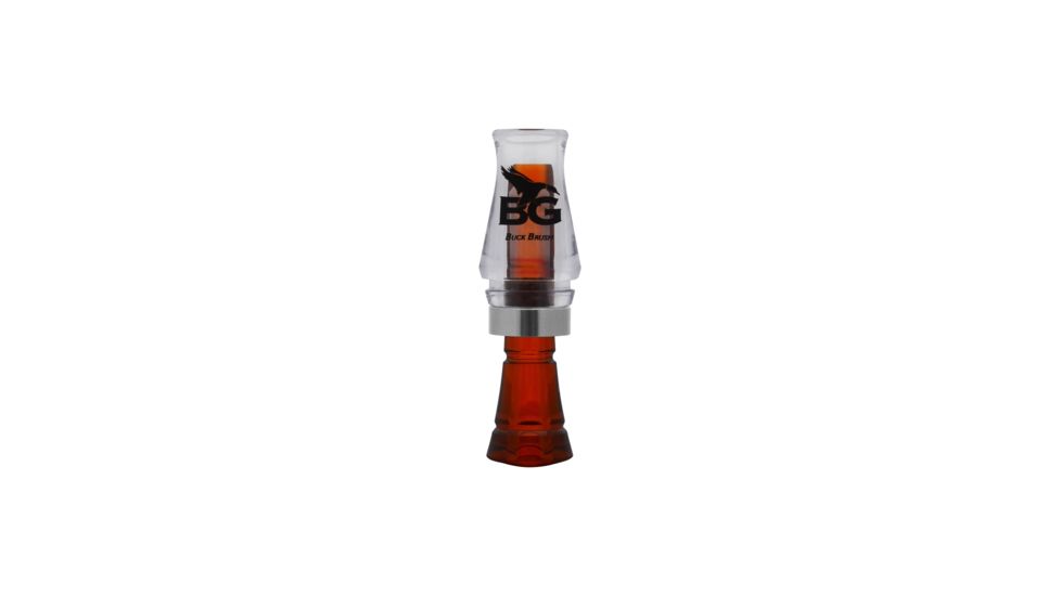Buck Gardner Buck Brush Single Reed, Polycarbonate, Clear/Bourbon BB3-C/BRB