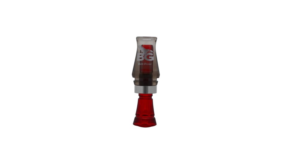 Buck Gardner Buck Brush Single Reed, Polycarbonate, Smoke/Red Translucent BB3-S/RT